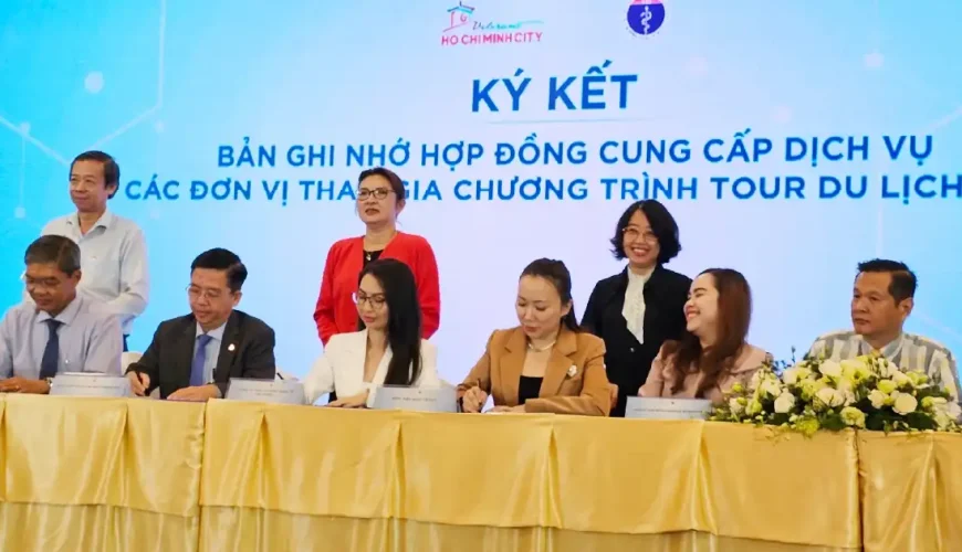 AB Travel - Nhà tài trợ kim cương tại lễ công bố sản phẩm du lịch y tế TP Hồ Chí Minh