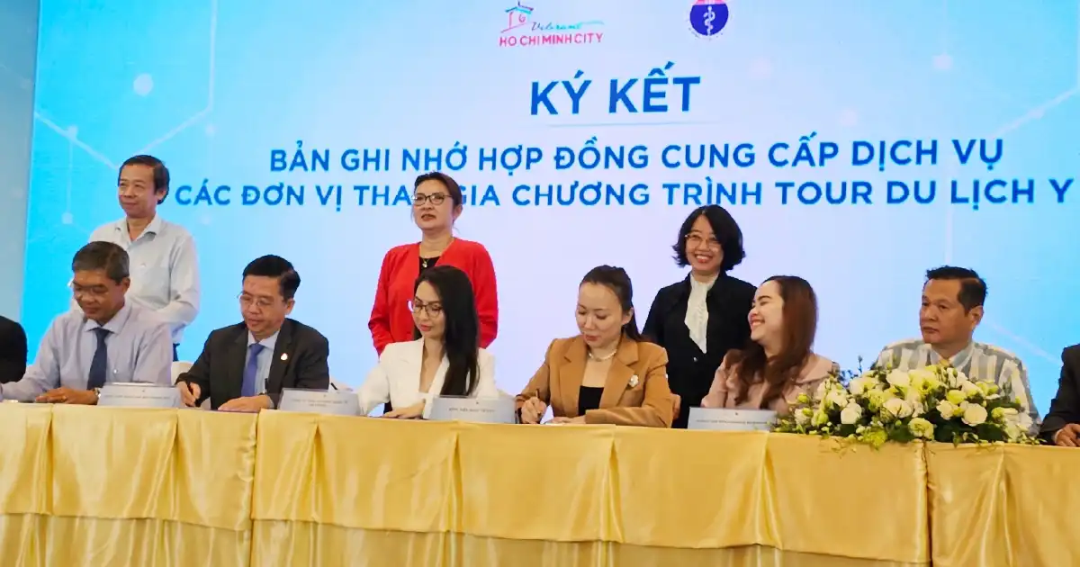 AB Travel - Nhà tài trợ kim cương tại lễ công bố sản phẩm du lịch y tế TP Hồ Chí Minh