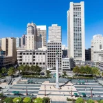 Quảng trường Union có không khí sôi động và nhộn nhịp