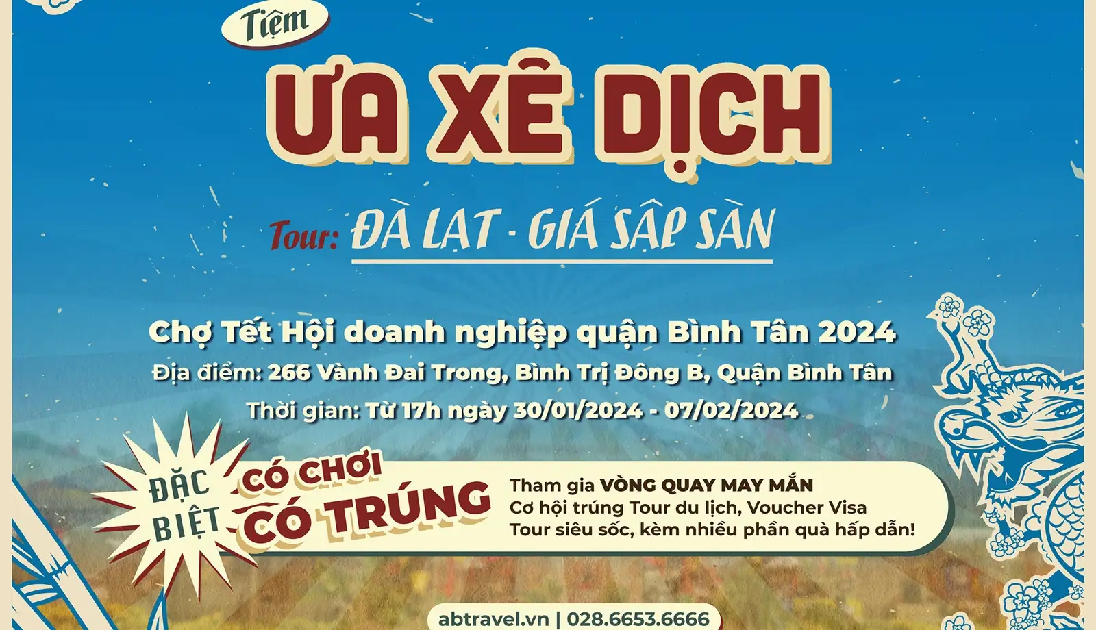 Chợ tết hội doanh nghiệp quận Bình Tân 2024