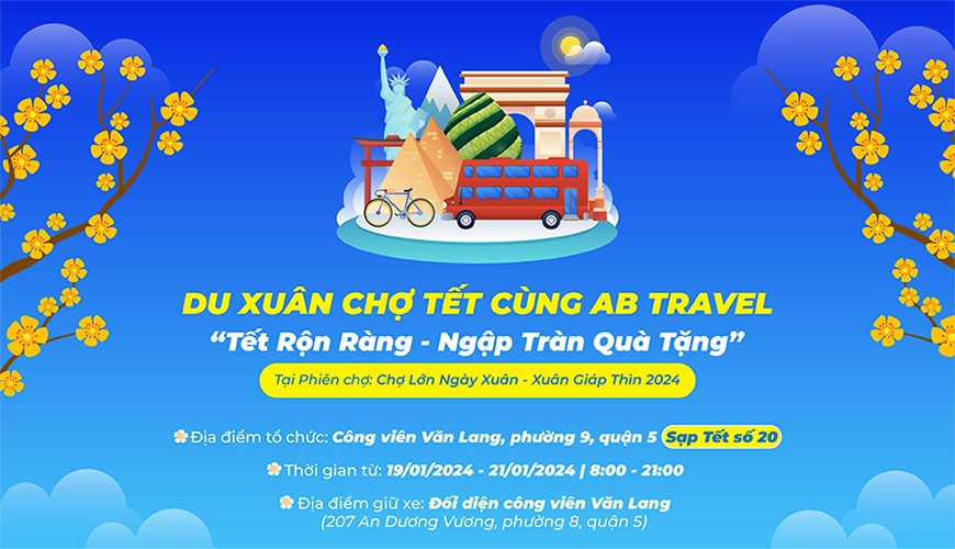 Chương trình du xuân chợ tết AB Travel